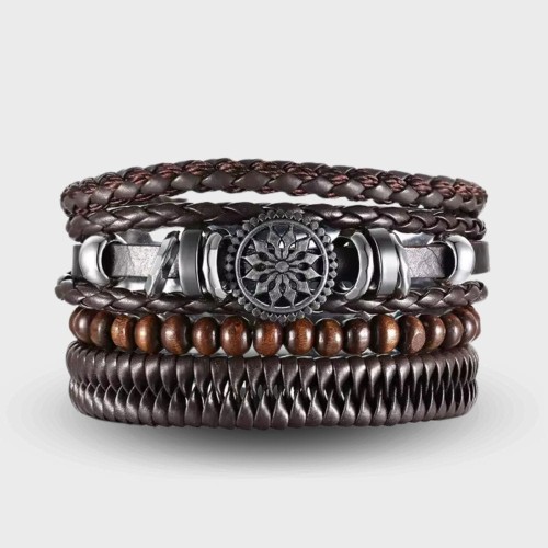 Zestaw bransoletek z symbolem galaktyki