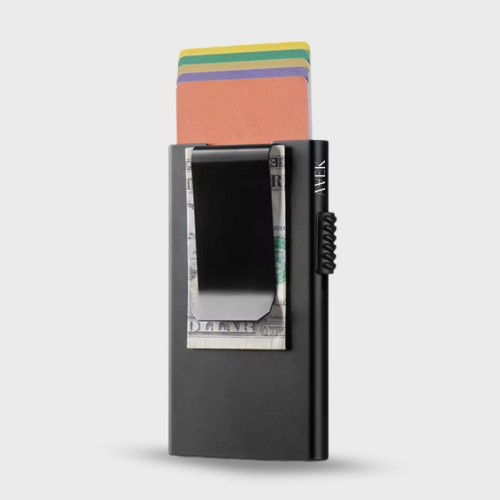 Smart wallet na karty RFID aluminiowy slim