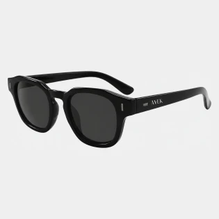 Czarno-szare okulary przeciwsłoneczne wayfarer
