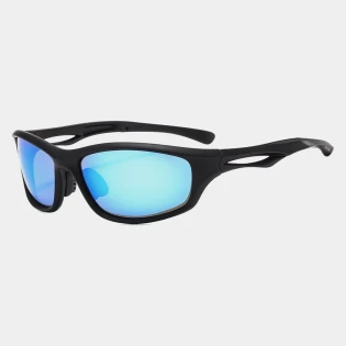 Czarno-niebieskie polaryzacyjne okulary przeciwsłoneczne sportowe