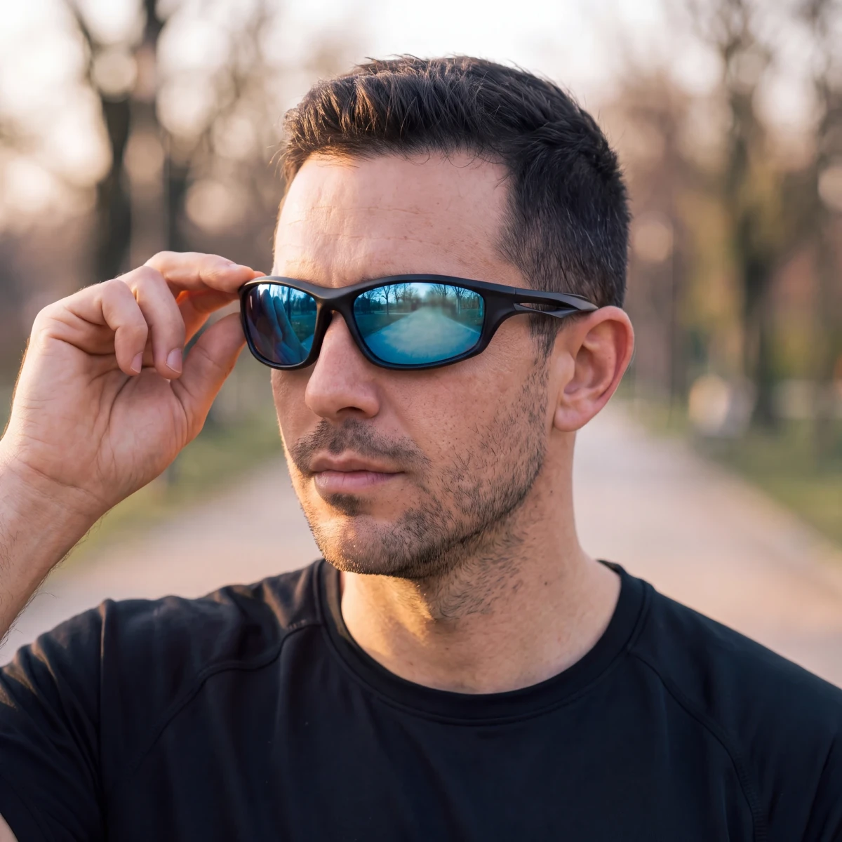 czarno-niebieskie-polaryzacyjne-okulary-przeciwsloneczne-sportowe
