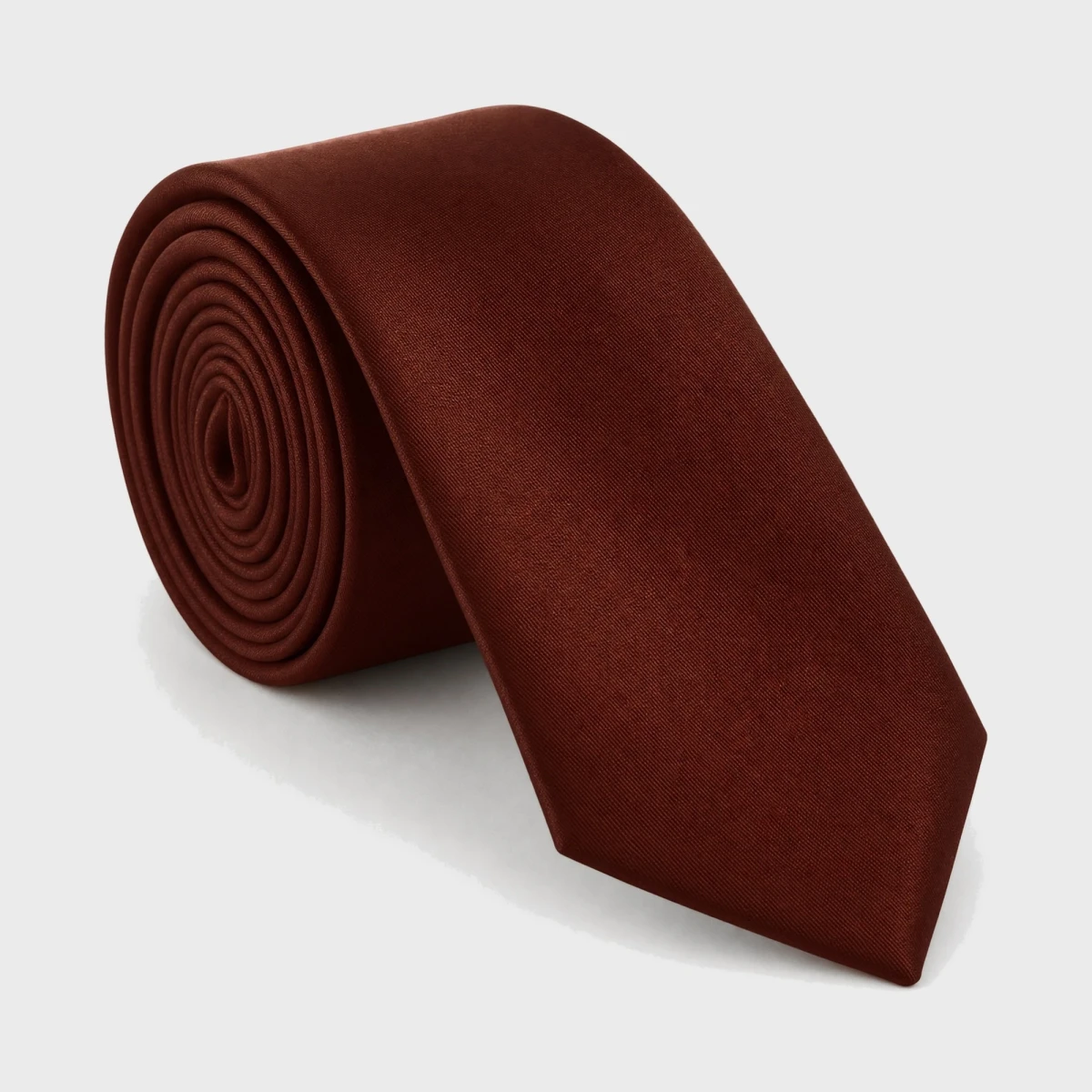 Krawat poliestrowy bordowy 6 cm — elegancki dodatek na wesele
