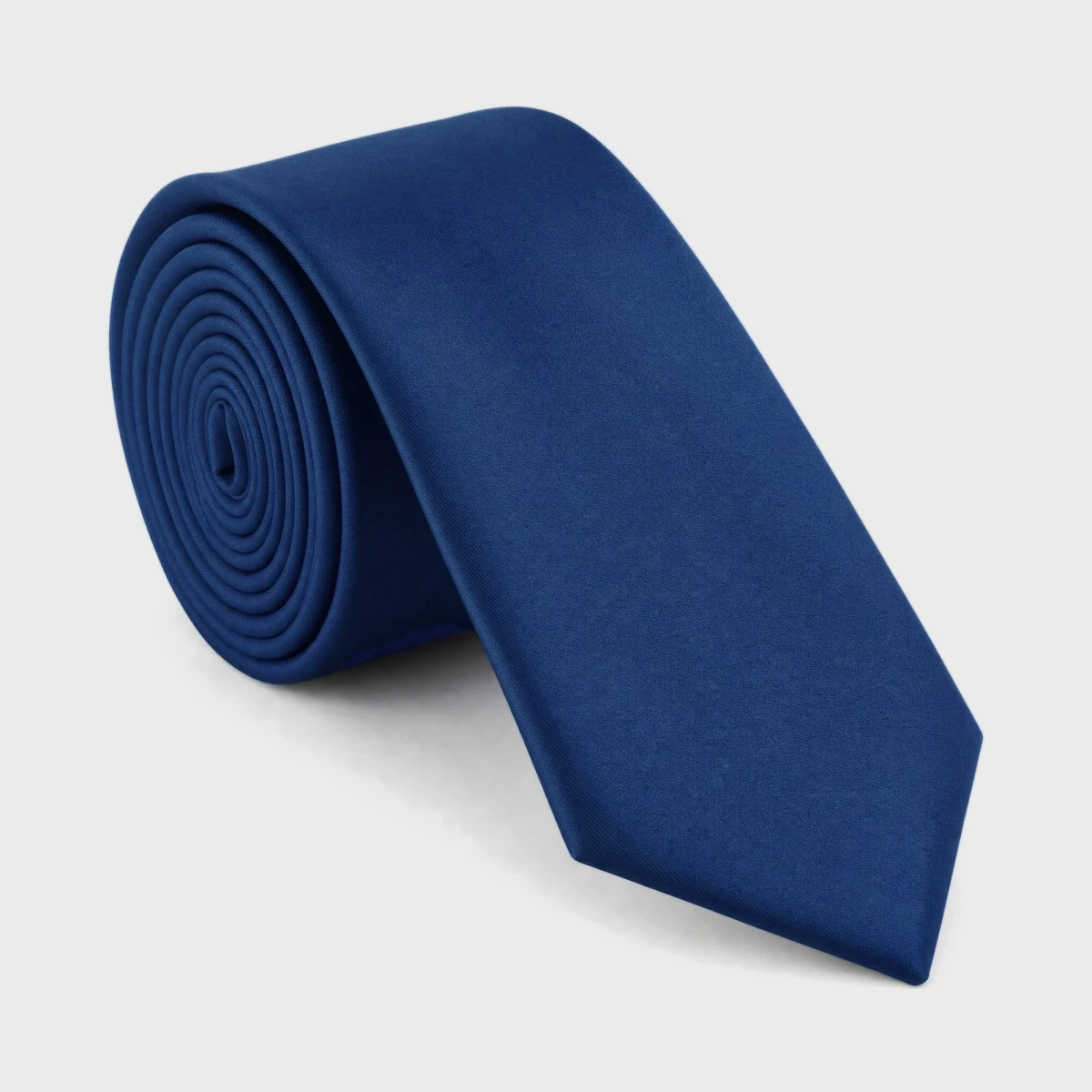 Krawat jedwabny granatowy 6 cm — elegancki dodatek do koszuli