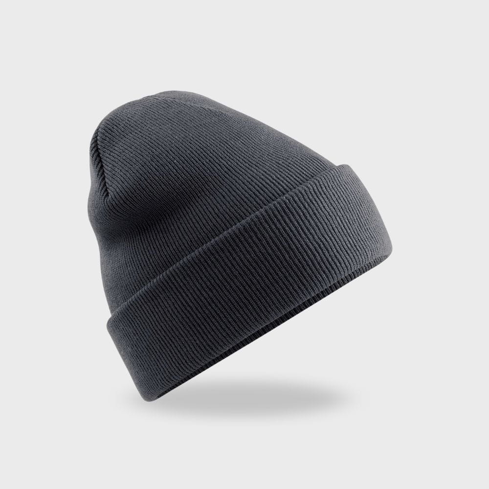 Czapka zimowa beanie szara